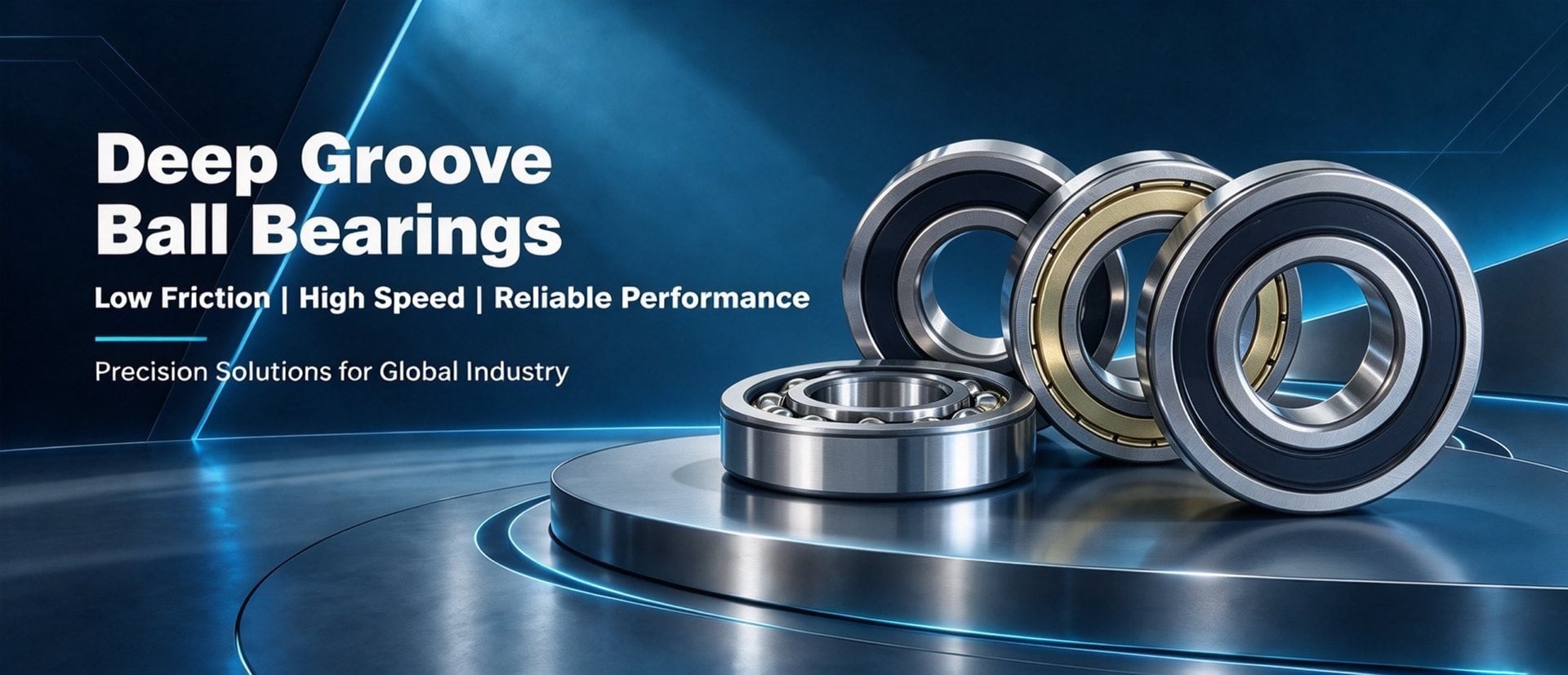 AOSN deep groove ball bearings for low-friction, high-speed applications