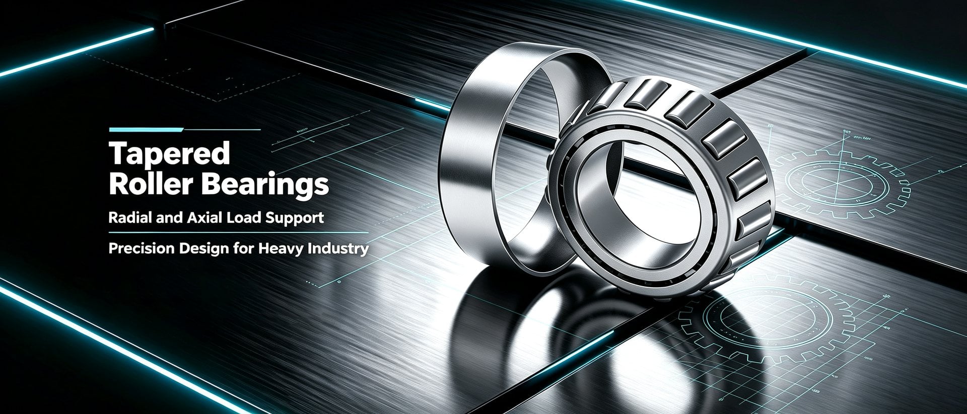 AOSN tapered roller bearings for combined radial and axial loads