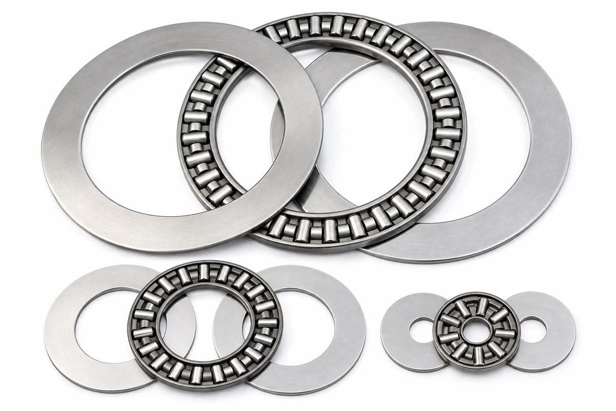 AXK needle roller thrust assemblies with washers