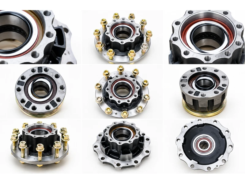 Maintenance-free wheel hub bearing product views — user-provided image