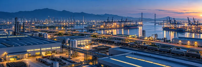 Illustrative industrial landscape