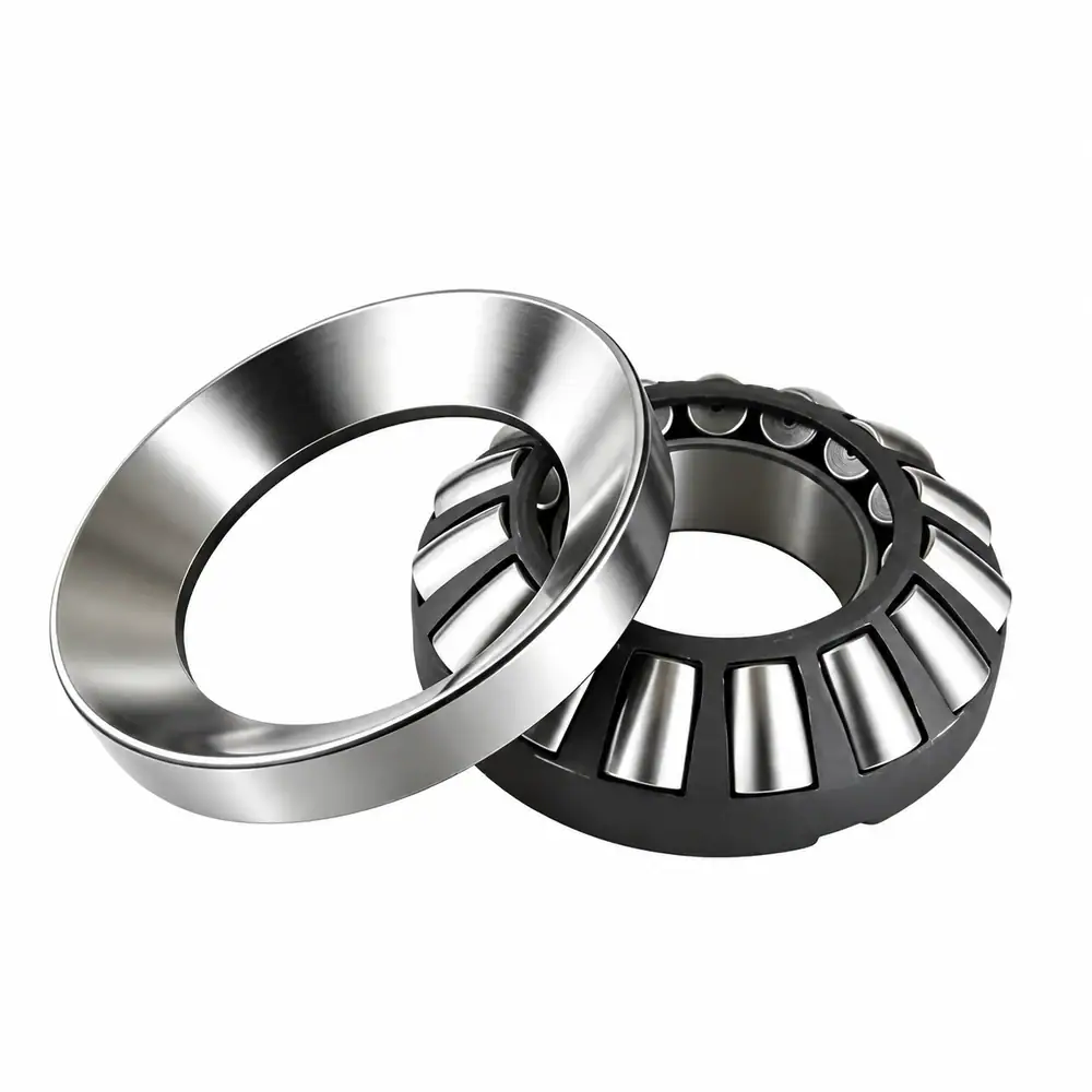 Spherical roller thrust bearing with steel cage